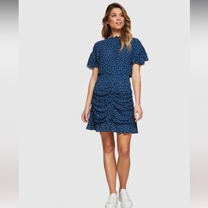 Blue Spot Skirt Mini